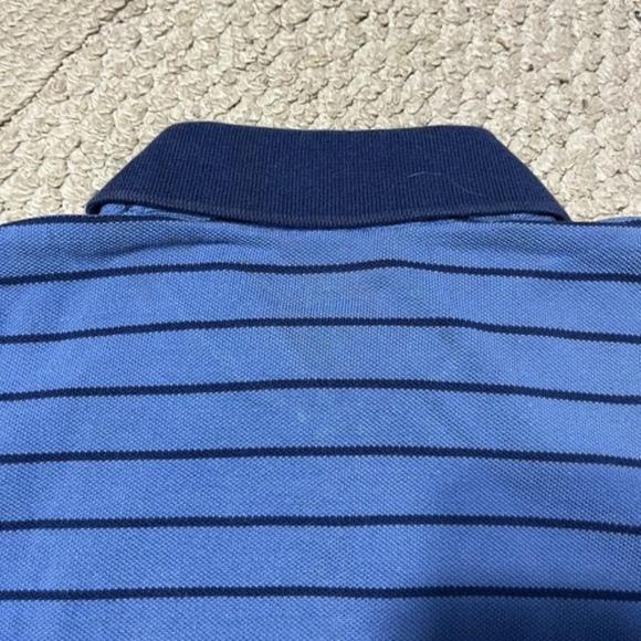 Brooks Brothers Performance Polo Shirt Striped Multicolor Slim Fit Size Medium - Picture 11 of 12